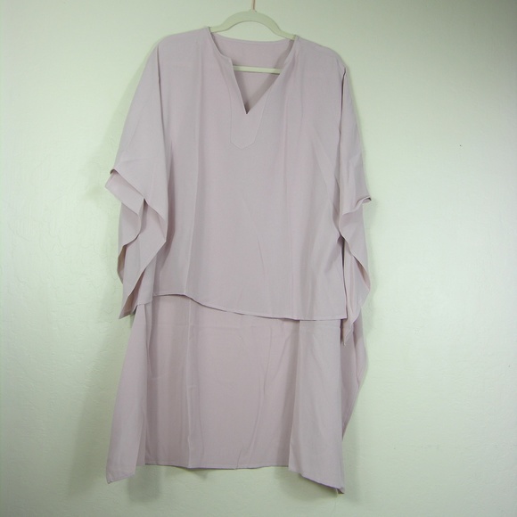 LAST ONE! Chic Kimono Hi-Lo Hem Shirt, Rose - Picture 4 of 8